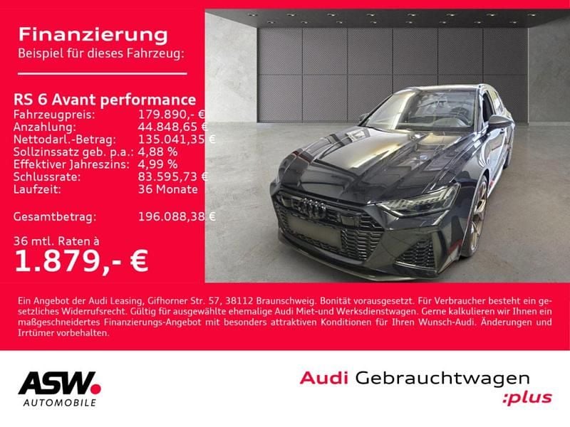 Gebraucht Audi RS6 Performance 630 PS (463 kW) 2025 Kombi