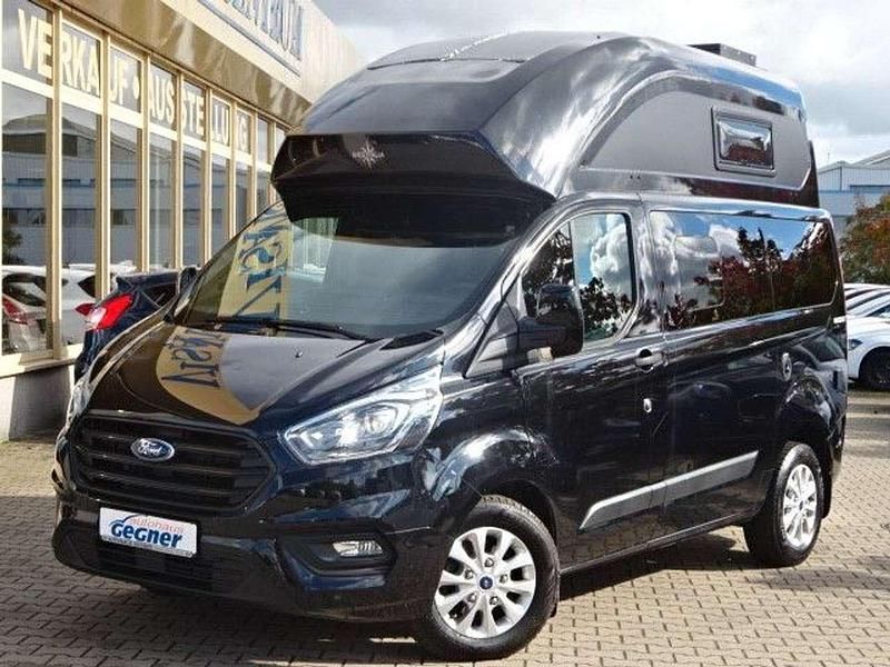 Gebraucht Ford Transit Custom Nugget 185 PS (136 kW) 2021 Obsidianschwarz Van / Kleinbus