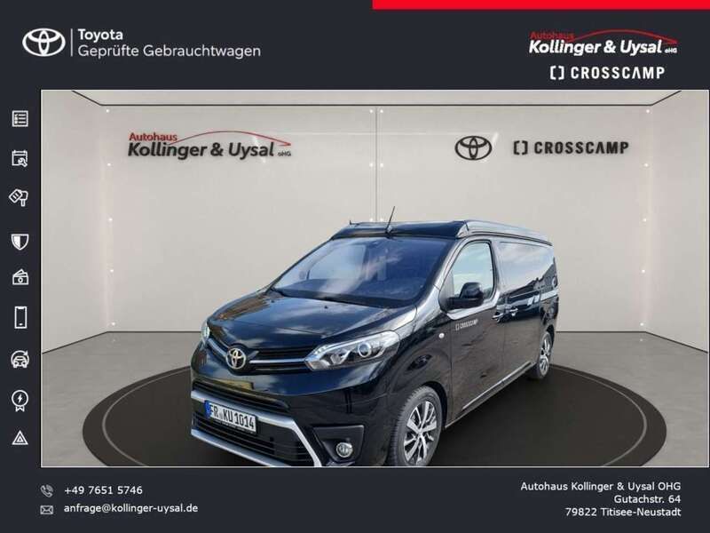 Graphitschwarz Gebraucht 2023 Toyota Proace Verso Team Kombi | 58.990 € - Bild 1/4