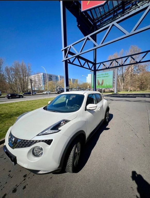 Weiß Gebraucht 2019 Nissan Juke Acenta SUV | 10.800 € (Superpreis) - Bild 1/4