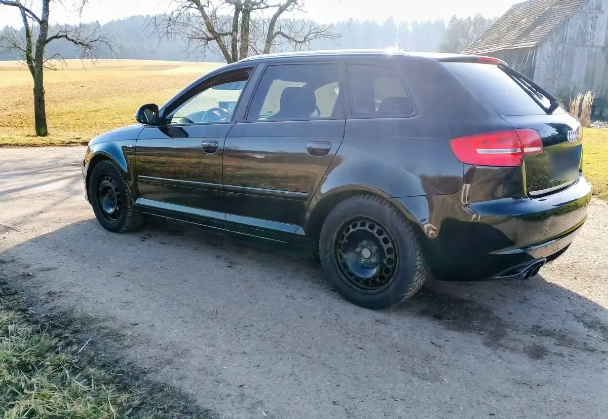 Gebraucht Audi A3 S-Line 125 PS (91 kW) 2009 Schwarz Kleinwagen