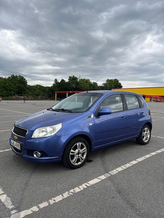 Blau Gebraucht 2009 Chevrolet Aveo LS Limousine | 1.590 € (Guter Preis) - Bild 1/4