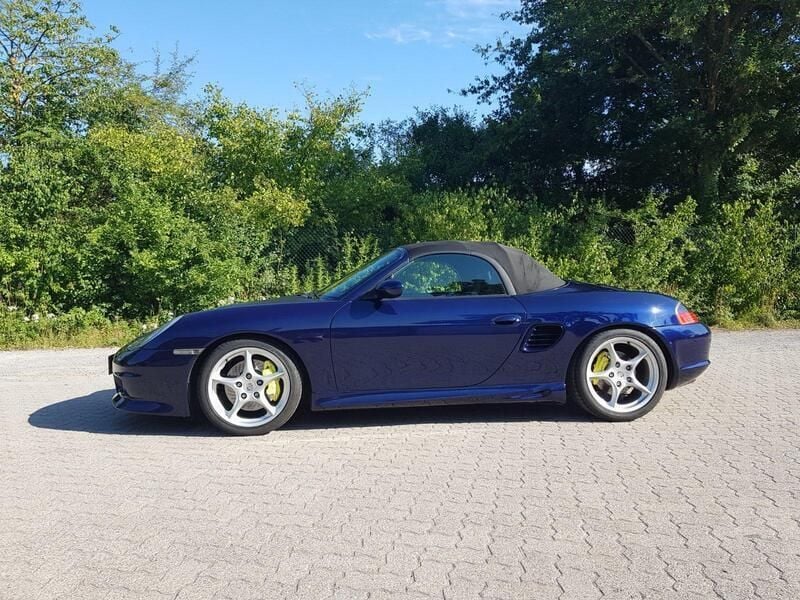 Blau Gebraucht 2002 Porsche Boxster S Cabrio | 37.500 € - Bild 1/4