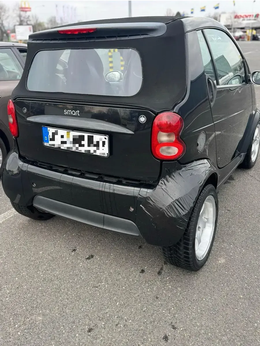 Gebraucht Smart ForTwo Cabrio 45 PS (33 kW) 2003 Schwarz Cabrio