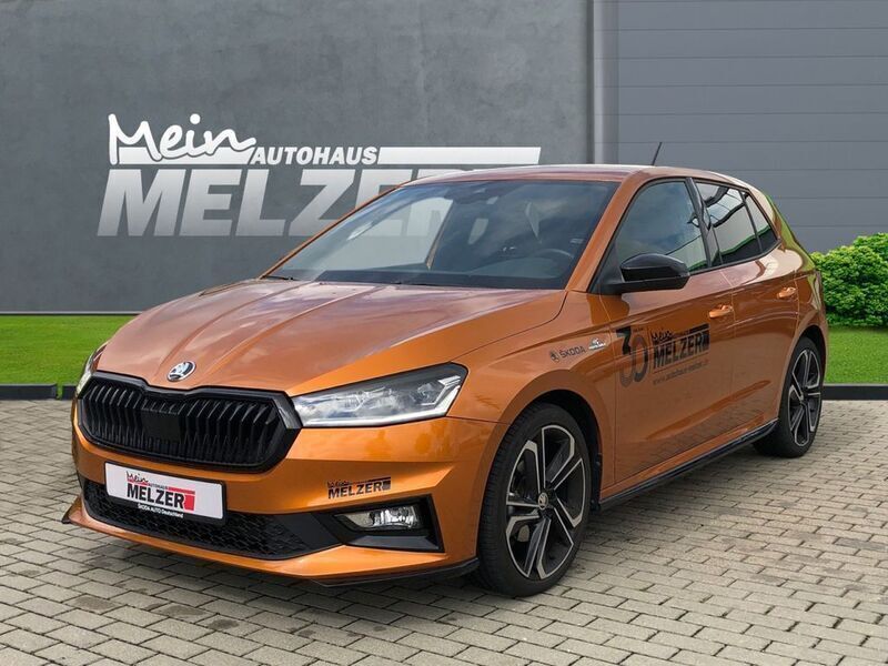 Orange (phoenix orange) Gebraucht 2022 Skoda Fabia Monte Carlo Limousine | 19.880 € (Guter Preis) - Bild 1/4