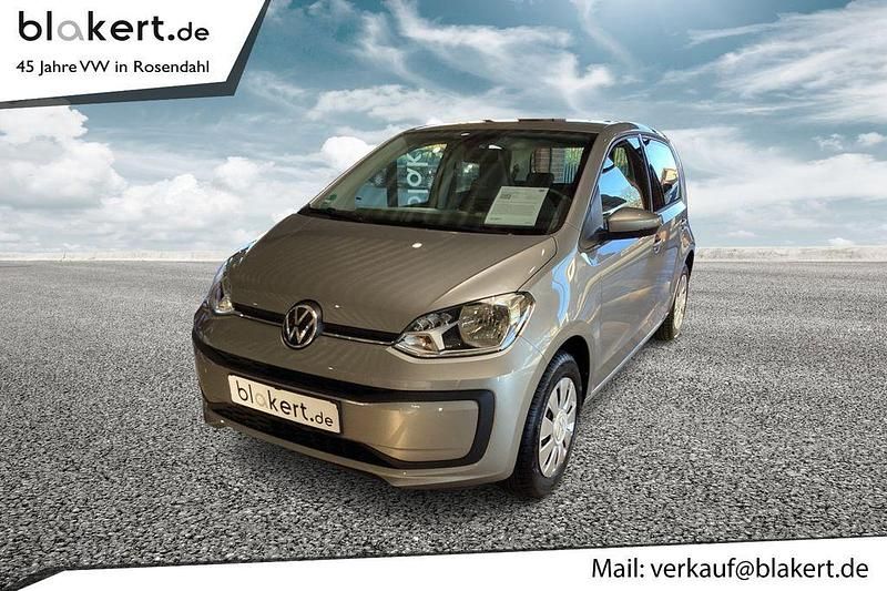 Silber Gebraucht 2021 VW up! move up! Kleinwagen | 10.690 € (Fairer Preis) - Bild 1/4