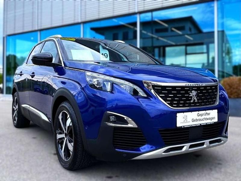 Magnetic blau metallic Gebraucht 2018 Peugeot 3008 GT-line SUV | 18.900 € (Fairer Preis) - Bild 1/4