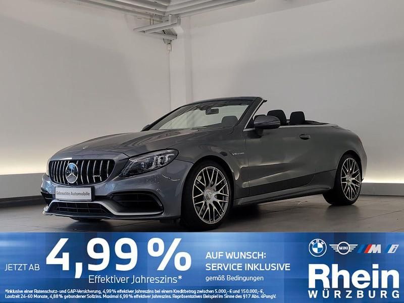 Grau Gebraucht 2019 Mercedes C63 AMG AMG line Cabrio | 64.270 € (Fairer Preis) - Bild 1/4