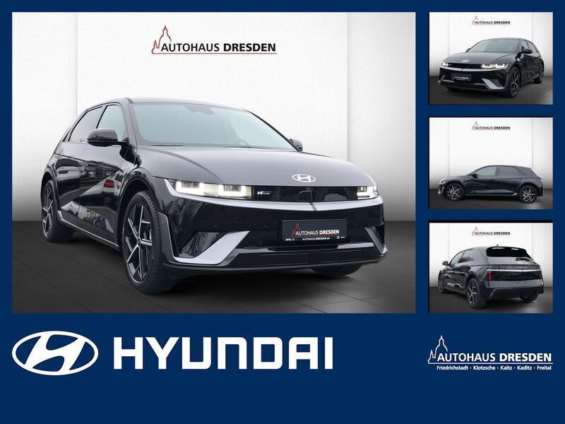 Schwarz (abyss black / mic) Gebraucht 2025 Hyundai Ioniq 5 N Line SUV | 54.480 € - Bild 1/4