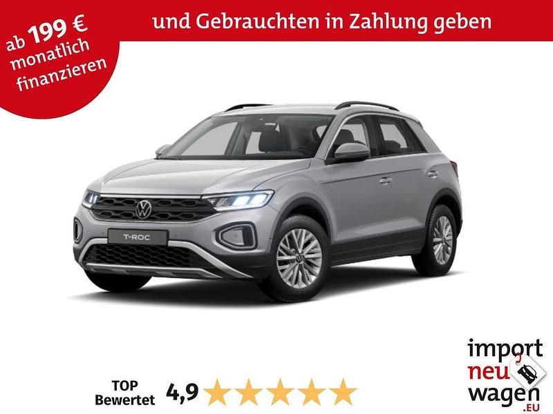 Pyritsilber metallic Neu 2025 VW T-Roc Life SUV | 28.814 € (Superpreis) - Bild 1/4