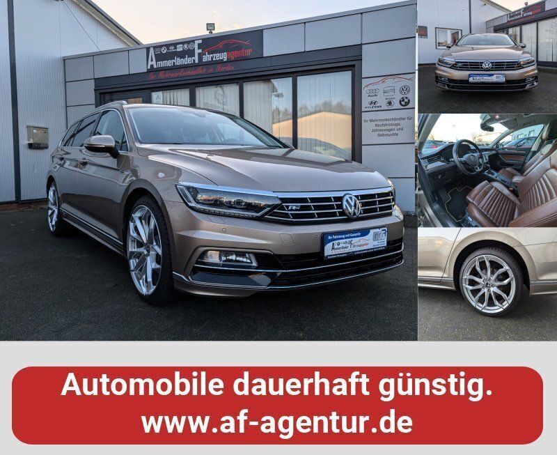 Sand gold metallic Gebraucht 2016 VW Passat R-line Kombi | 20.990 € (Etwas zu teuer) - Bild 1/4