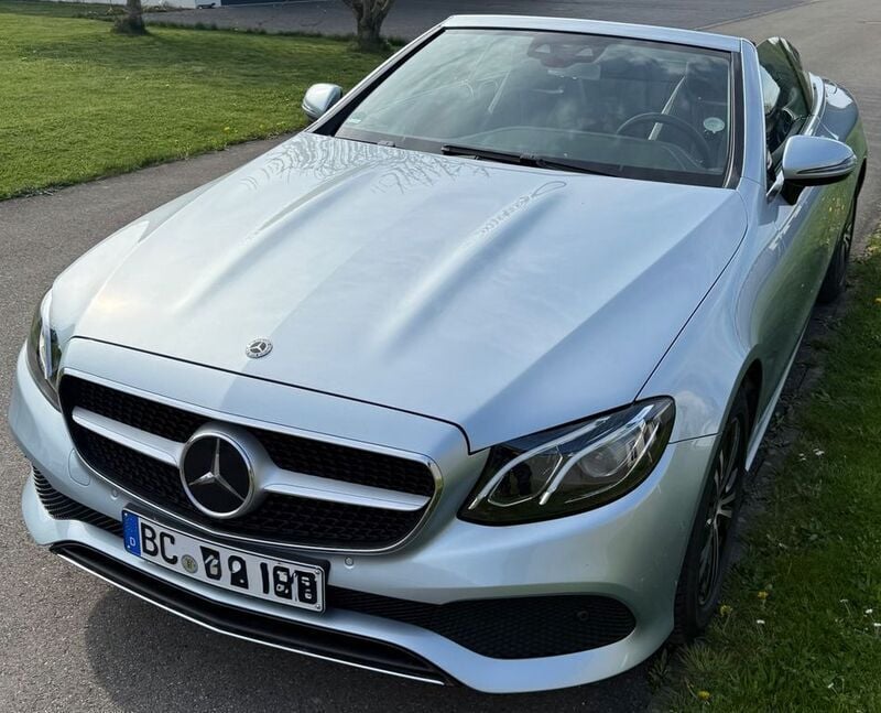 Silber Gebraucht 2019 Mercedes E200 Cabrio | 37.499 € (Etwas zu teuer) - Bild 1/4