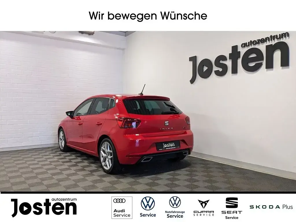 Usata Seat Ibiza FR 110 CV (80 kW) 2021 Rosso Utilitaria