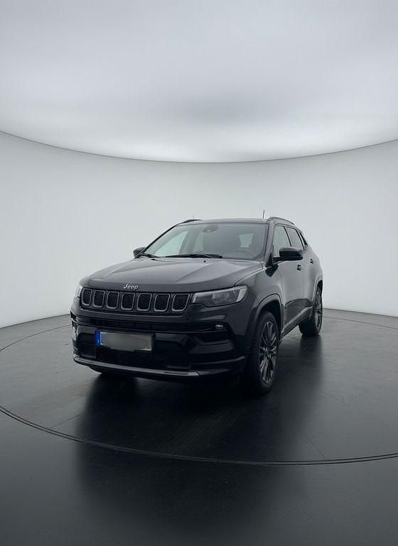 Schwarz Gebraucht 2021 Jeep Compass SUV | 18.200 € (Fairer Preis) - Bild 1/4