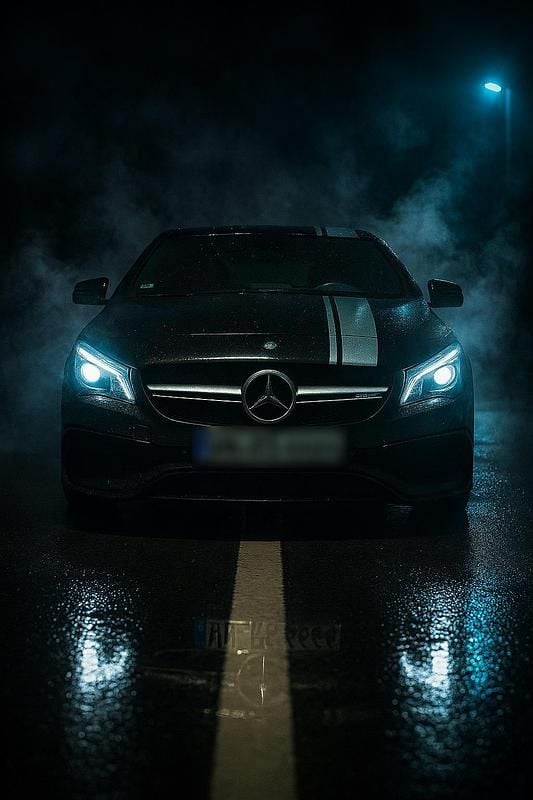 Schwarz Gebraucht 2017 Mercedes CLA45 AMG Shooting Brake AMG Kombi | 28.999 € (Etwas zu teuer) - Bild 1/4