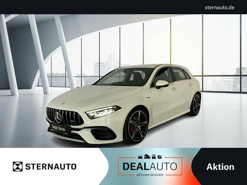 Digitalweiß Gebraucht 2024 Mercedes A45 AMG AMG Limousine | 53.980 € (Fairer Preis) - Bild 1/4