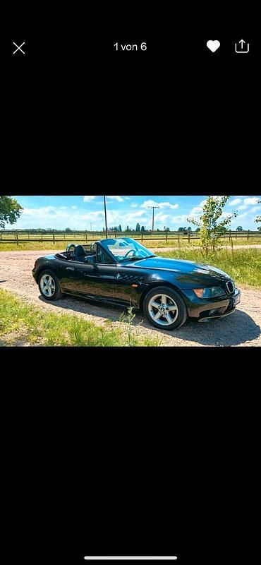 Schwarz Gebraucht 1999 BMW Z3 Cabrio | 5.449 € (Superpreis) - Bild 1/4