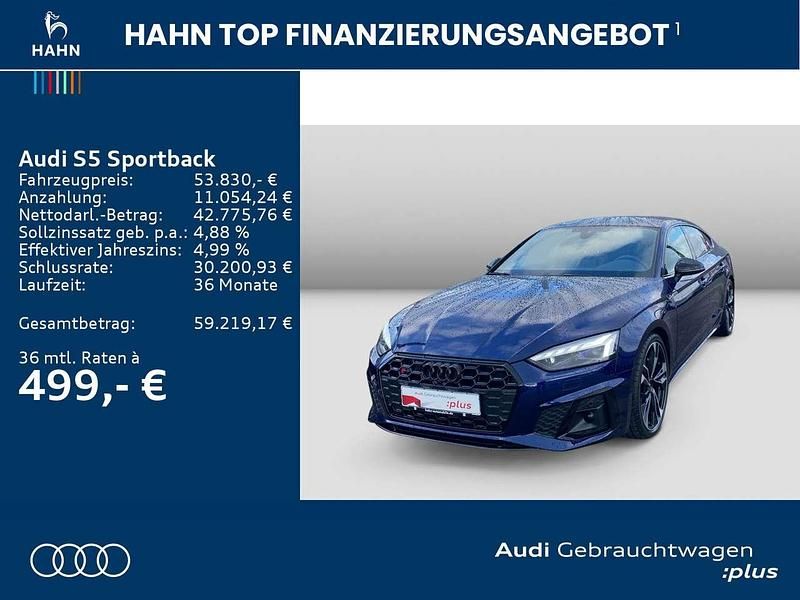 Gebraucht Audi S5 341 PS (250 kW) 2023 Navarrablau metallic Coupé