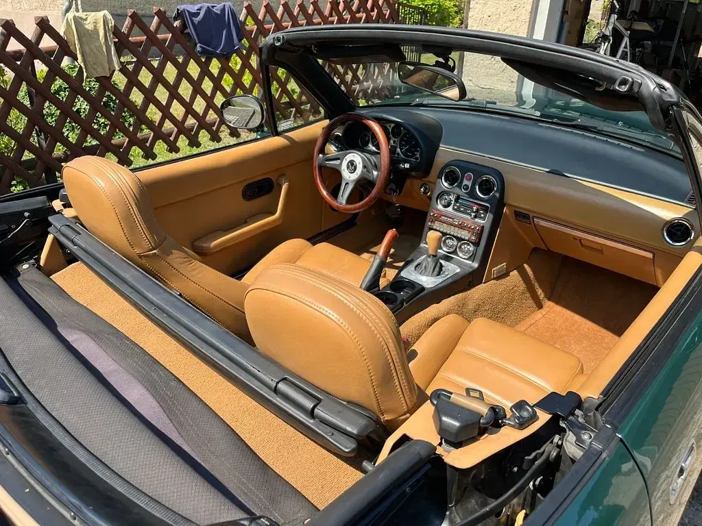 Gebraucht Mazda MX5 116 PS (85 kW) 1992 Grün Cabrio