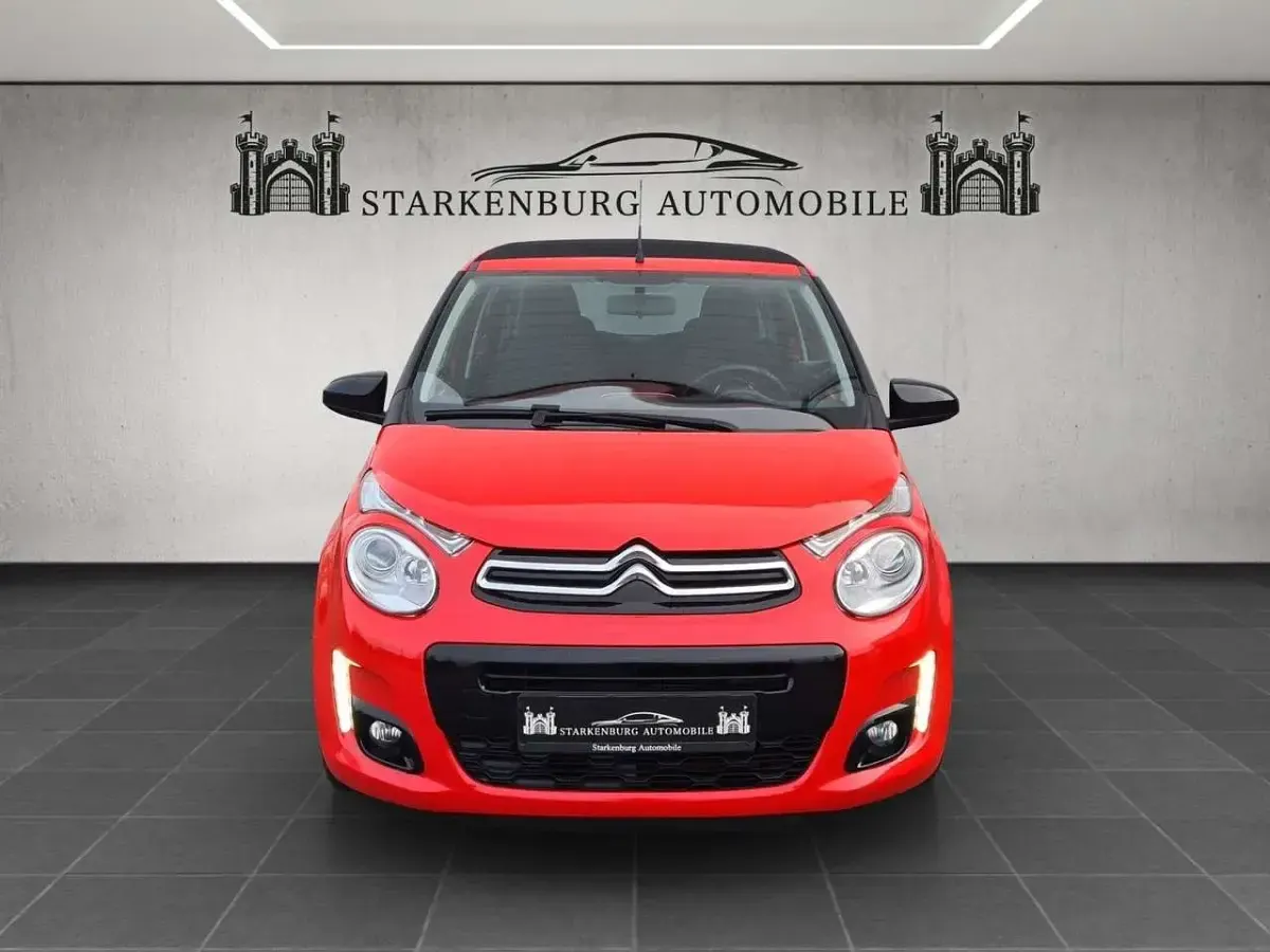 Second-hand Citroën C1 Shine 82 CP (60 kW) 2015 Roșu Hatchback