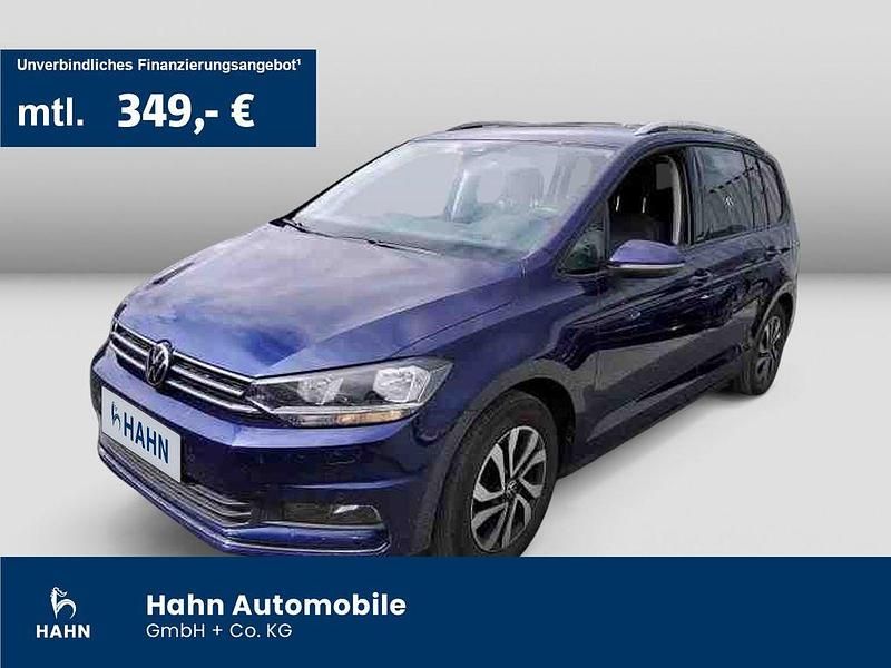 Atlantik blue metallic Gebraucht 2022 VW Touran Active Van / Kleinbus | 21.430 € (Fairer Preis) - Bild 1/3