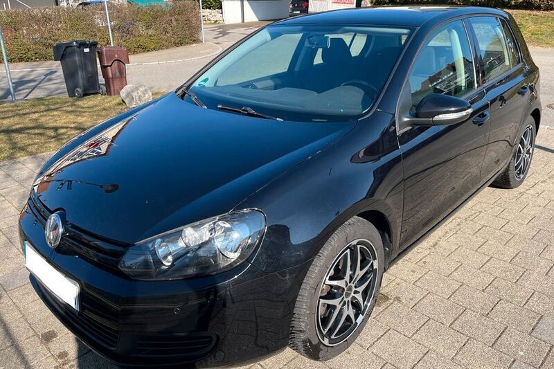 Schwarz Gebraucht 2009 VW Golf VI Trendline Limousine | 5.000 € (Guter Preis) - Bild 1/4