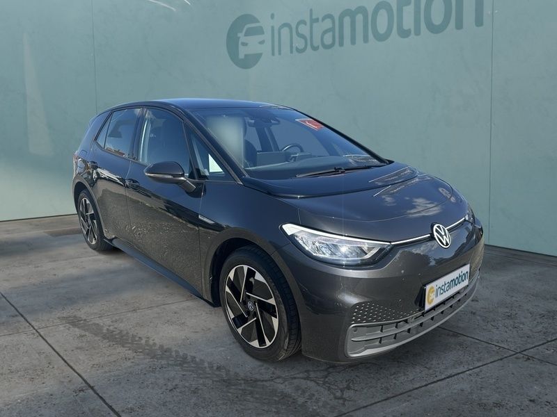 Grau Gebraucht 2021 VW ID.3 Pro Performance Kleinwagen | 17.400 € (Fairer Preis) - Bild 1/3