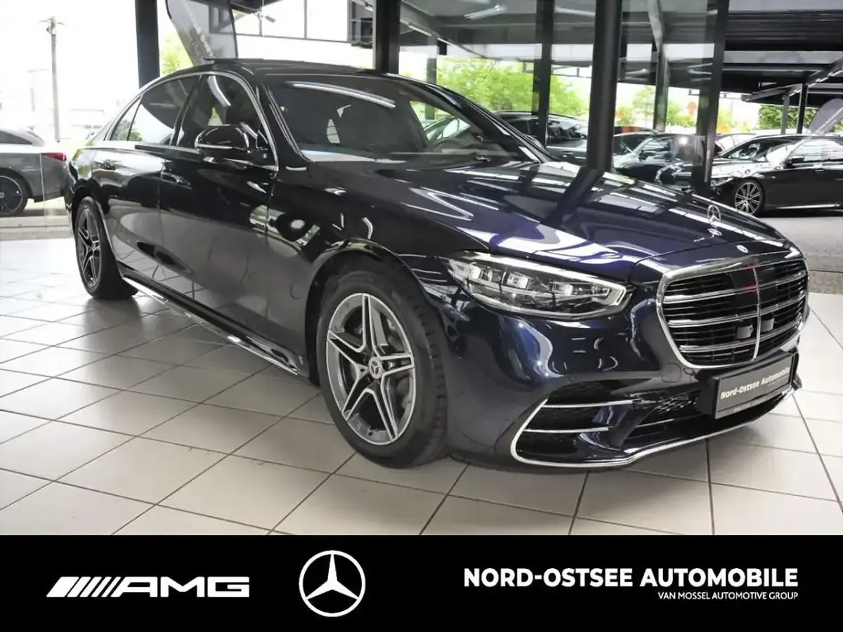 Gebraucht Mercedes S500L 449 PS (330 kW) 2025 Metalliclack nautikblau Limousine