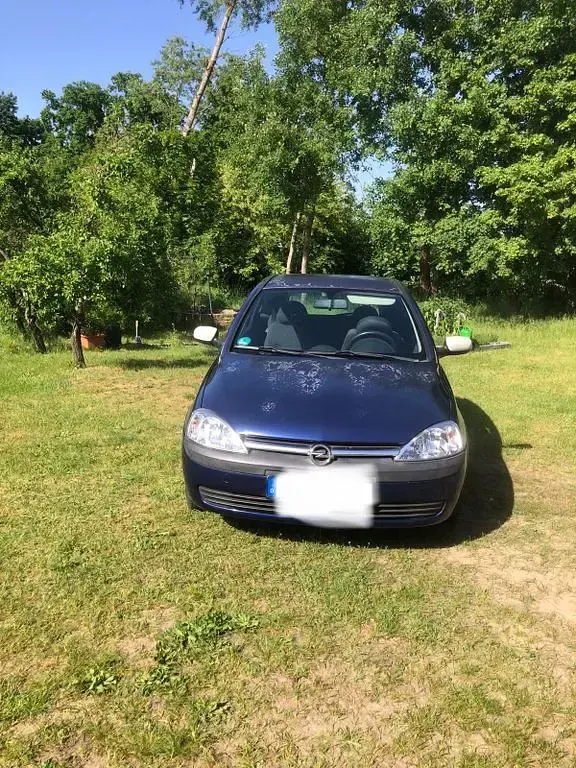 Używany Opel Corsa Njoy 75 KM (55 kW) 2002 Niebieski Hatchback