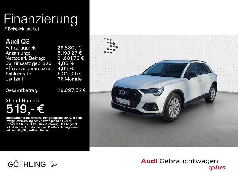 Gebraucht Audi Q3 Ambiente 190 PS (139 kW) 2019 Gletscherweiß metallic SUV