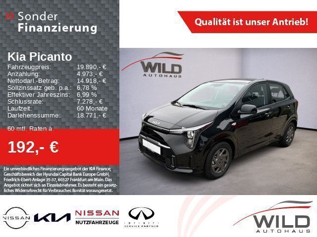 Schwarz Neu 2025 Kia Picanto Spirit Kleinwagen | 19.890 € (Fairer Preis) - Bild 1/4