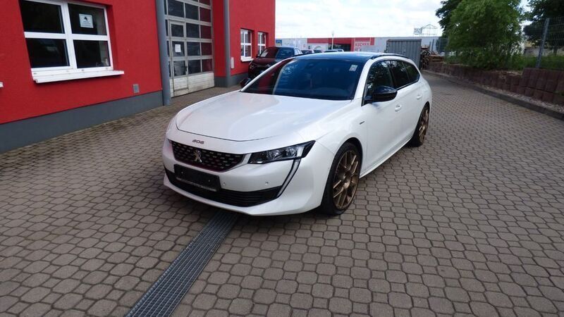 Lack weiss perlglänzend/metall Gebraucht 2020 Peugeot 508 GT Kombi | 24.980 € (Teuer) - Bild 1/4