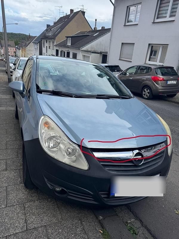 Blau Gebraucht 2008 Opel Corsa Kleinwagen | 500 € (Guter Preis) - Bild 1/4