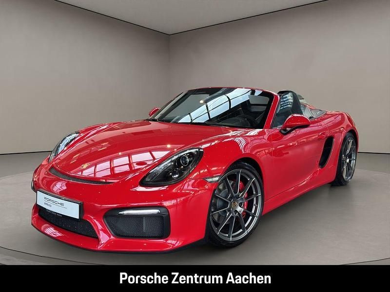Rot Gebraucht 2016 Porsche Boxster Spyder Cabrio | 84.900 € (Guter Preis) - Bild 1/4