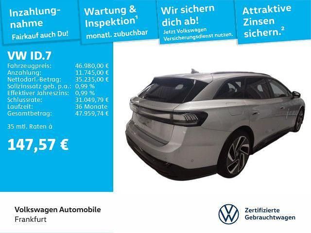 Silber Gebraucht 2024 VW ID.7 Pro Limousine | 46.980 € - Bild 1/4