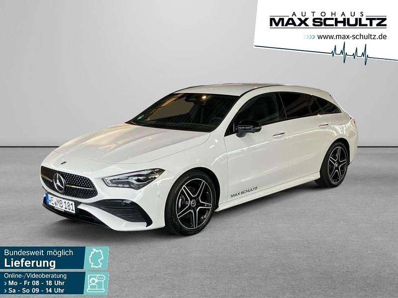 Unilack polarweiß Gebraucht 2024 Mercedes CLA180 Shooting Brake AMG Kombi | 33.950 € - Bild 1/4