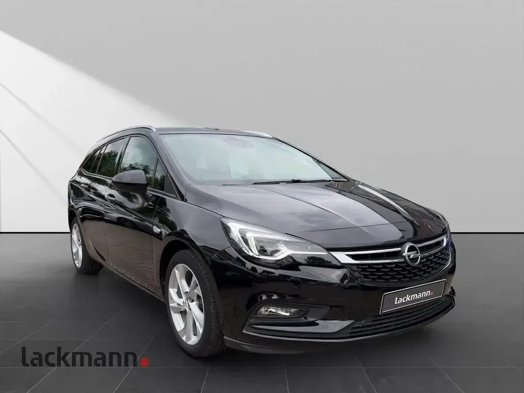 Gebraucht Opel Astra 125 PS (91 kW) 2018 Schwarz Kombi