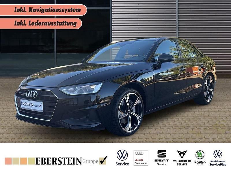 Schwarz Gebraucht 2022 Audi A4 S-Line Limousine | 26.990 € (Guter Preis) - Bild 1/3