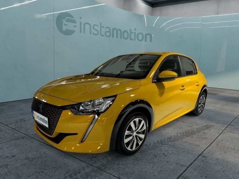 Gelb Gebraucht 2021 Peugeot e-208 Active Kleinwagen | 17.460 € (Etwas zu teuer) - Bild 1/2