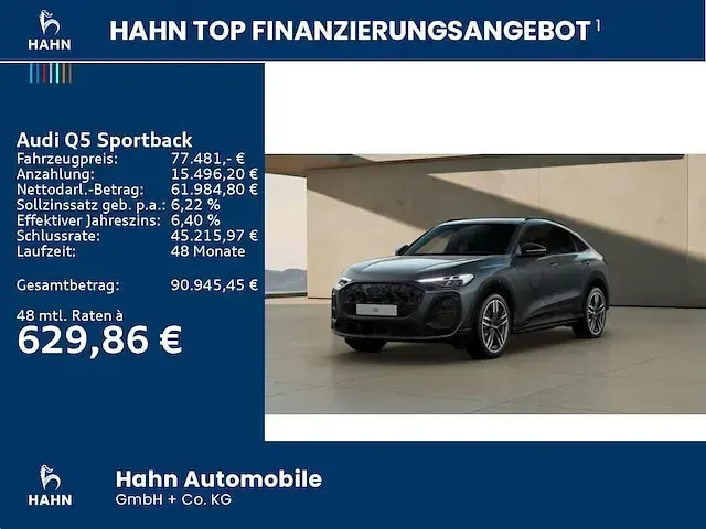 Gebraucht Audi Q5 Sportback Edition .1 299 PS (219 kW) 2026 Daytonagrau perleffekt SUV