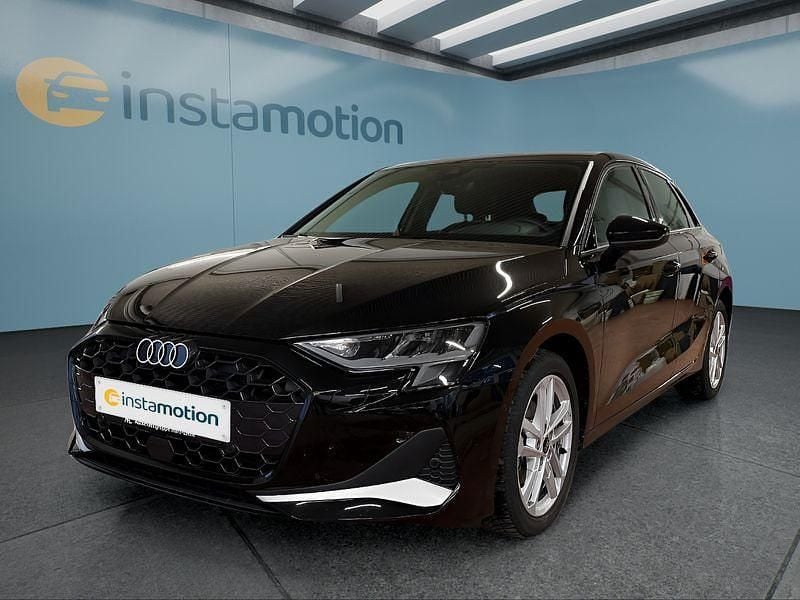 Schwarz Gebraucht 2025 Audi A3 Sportback Kleinwagen | 31.049 € (Guter Preis) - Bild 1/4