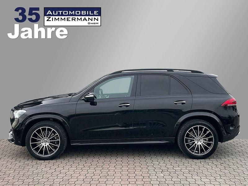 Obsidianschwarz (metallic) Gebraucht 2022 Mercedes GLE400 AMG line SUV | 68.500 € (Fairer Preis) - Bild 1/4
