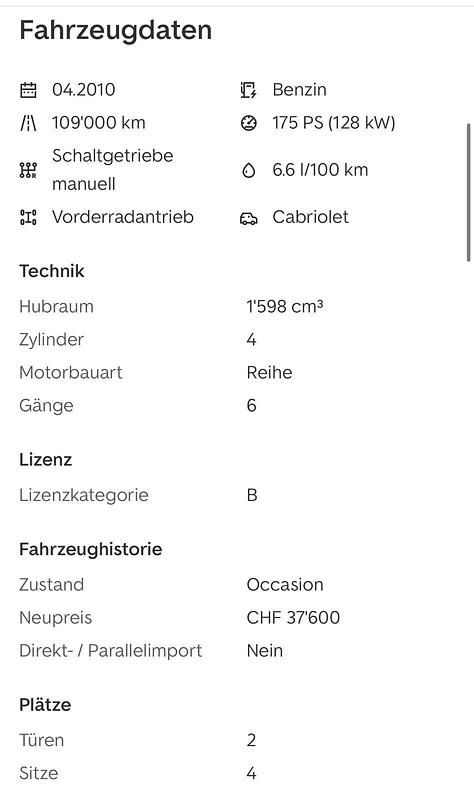 Gebraucht Mini Cooper S Cabriolet 175 PS (128 kW) 2010 Gelb Cabrio