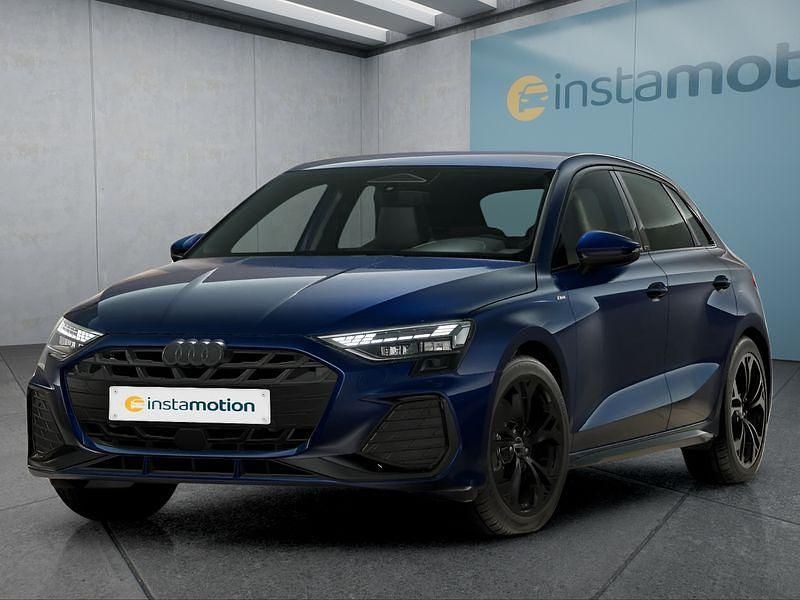 Blau Neu 2025 Audi A3 Sportback Limousine | 40.749 € (Teuer) - Bild 1/4