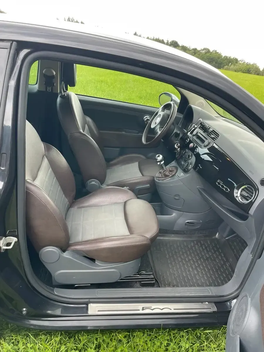 Gebraucht Fiat 500 86 PS (63 kW) 2011 Schwarz Kleinwagen
