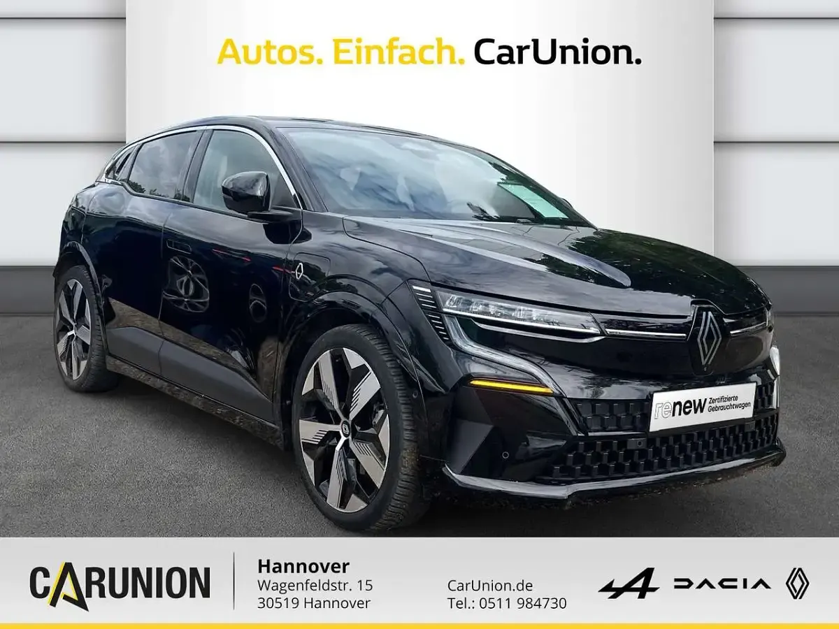 Gebraucht Renault Megane E-Tech Techno 55 kW (75 PS) 2022 Black pearlschwarz Limousine