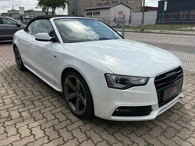 Gebraucht Audi A5 Cabriolet S-Line 190 PS (139 kW) 2016 Weiß Cabrio