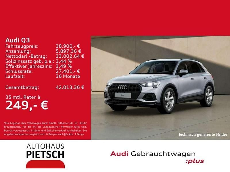 Florettsilber metallic Gebraucht 2025 Audi Q3 Advanced SUV | 38.900 € (Fairer Preis) - Bild 1/4