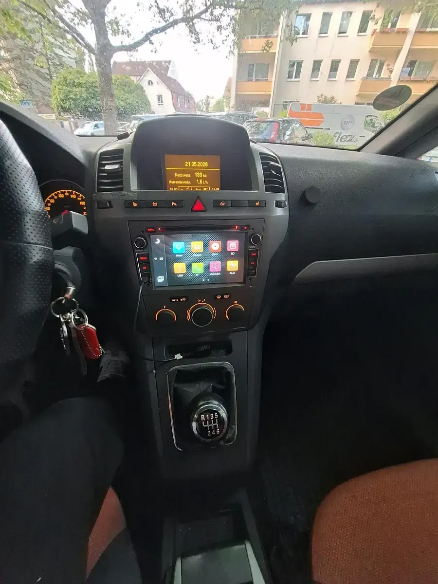 Gebraucht Opel Zafira 2005 Schwarz Van / Kleinbus