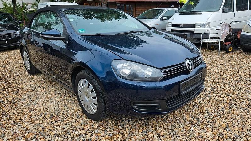 Blau Gebraucht 2014 VW Golf Cabriolet Cabrio | 6.390 € (Superpreis) - Bild 1/4